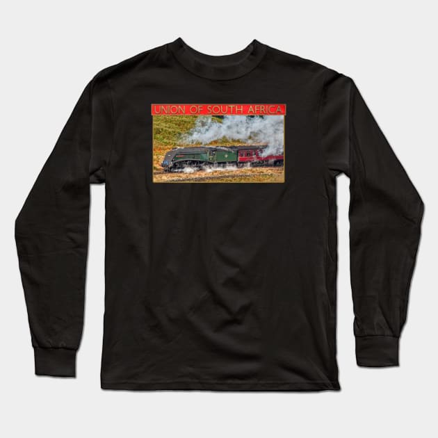 A4 Union of South Africa and Nameplate Long Sleeve T-Shirt by SteveHClark